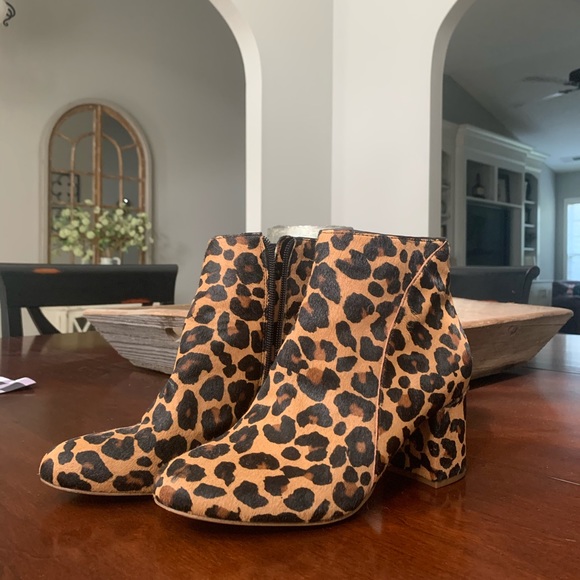 INC Cheetah Booties - Picture 1 of 6